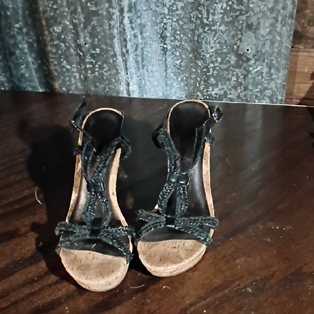 Carlos By Carlos Santana Elegant Black Strappy Women's Sandals